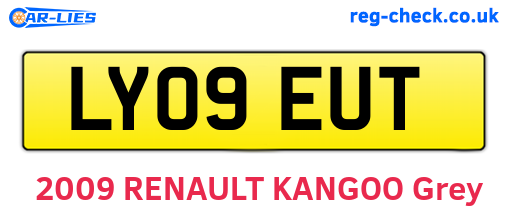 LY09EUT are the vehicle registration plates.