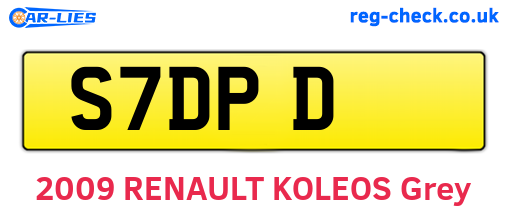 S7DPD are the vehicle registration plates.