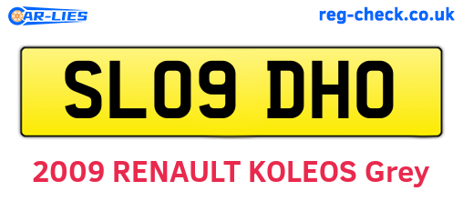 SL09DHO are the vehicle registration plates.