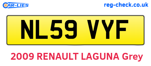 NL59VYF are the vehicle registration plates.