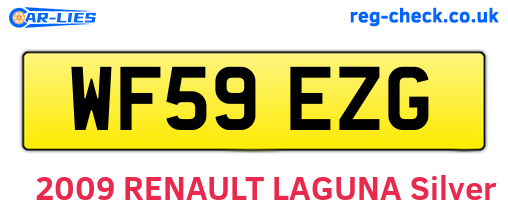 WF59EZG are the vehicle registration plates.