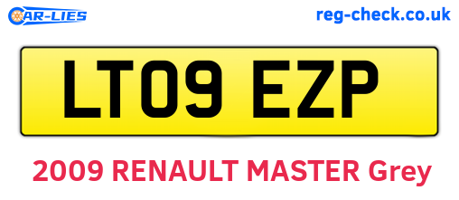 LT09EZP are the vehicle registration plates.