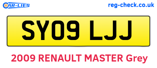 SY09LJJ are the vehicle registration plates.