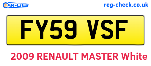 FY59VSF are the vehicle registration plates.