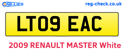 LT09EAC are the vehicle registration plates.