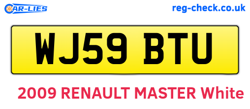 WJ59BTU are the vehicle registration plates.