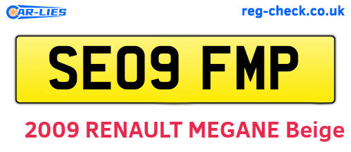 SE09FMP are the vehicle registration plates.