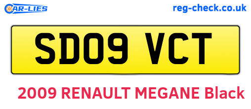 SD09VCT are the vehicle registration plates.