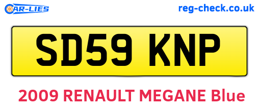 SD59KNP are the vehicle registration plates.