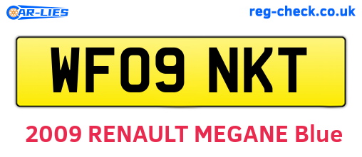 WF09NKT are the vehicle registration plates.