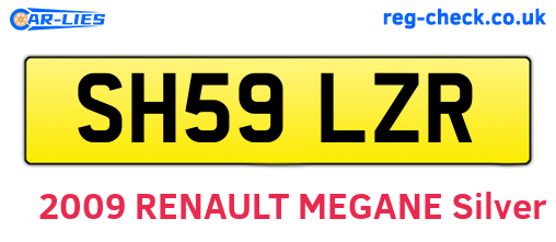 SH59LZR are the vehicle registration plates.