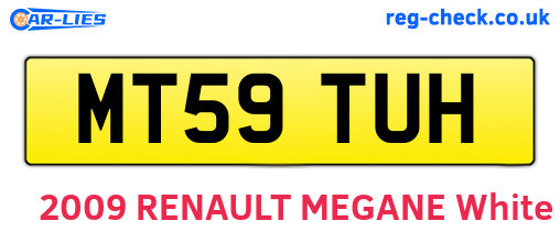 MT59TUH are the vehicle registration plates.