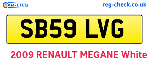 SB59LVG are the vehicle registration plates.