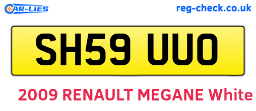 SH59UUO are the vehicle registration plates.