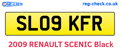 SL09KFR are the vehicle registration plates.