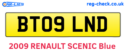 BT09LND are the vehicle registration plates.
