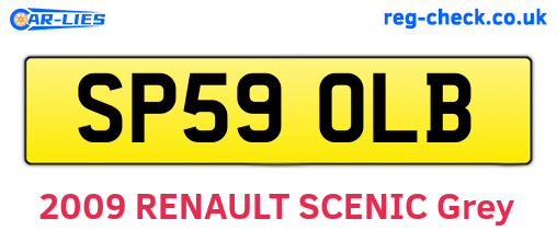 SP59OLB are the vehicle registration plates.
