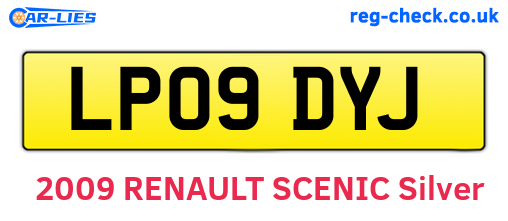 LP09DYJ are the vehicle registration plates.