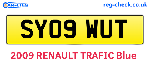 SY09WUT are the vehicle registration plates.