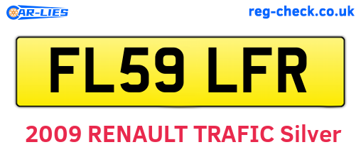 FL59LFR are the vehicle registration plates.