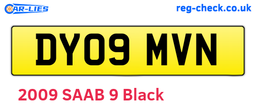 DY09MVN are the vehicle registration plates.