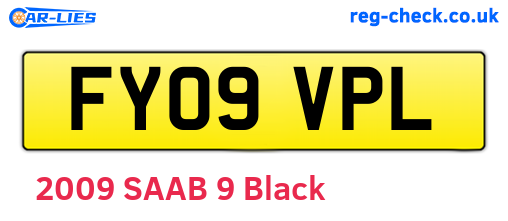FY09VPL are the vehicle registration plates.