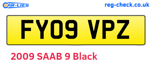 FY09VPZ are the vehicle registration plates.
