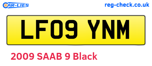 LF09YNM are the vehicle registration plates.