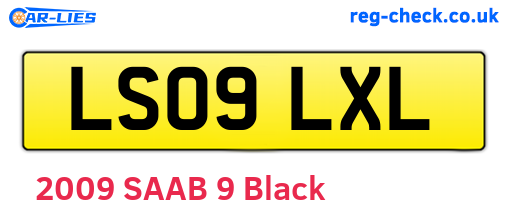 LS09LXL are the vehicle registration plates.