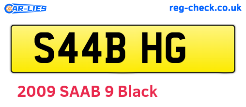 S44BHG are the vehicle registration plates.