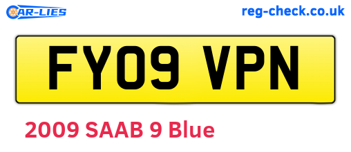 FY09VPN are the vehicle registration plates.