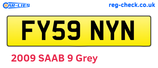 FY59NYN are the vehicle registration plates.