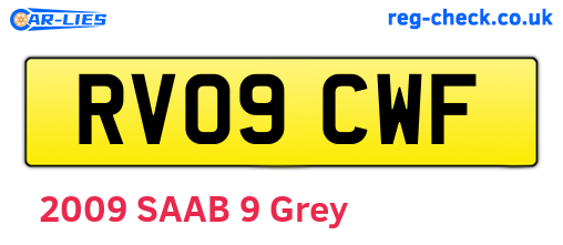 RV09CWF are the vehicle registration plates.