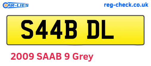 S44BDL are the vehicle registration plates.