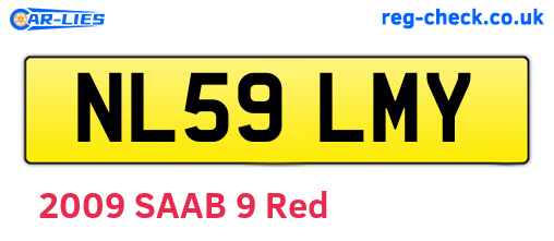 NL59LMY are the vehicle registration plates.