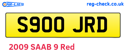 S900JRD are the vehicle registration plates.