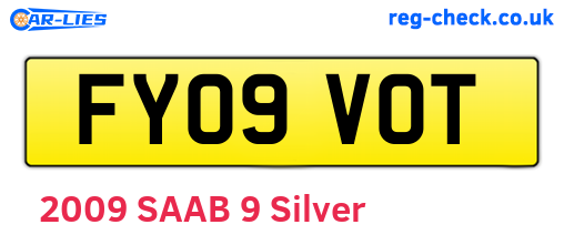FY09VOT are the vehicle registration plates.
