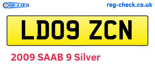 LD09ZCN are the vehicle registration plates.