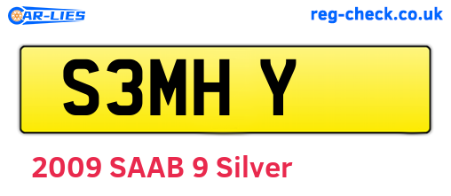 S3MHY are the vehicle registration plates.