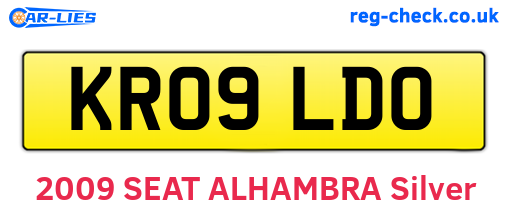 KR09LDO are the vehicle registration plates.