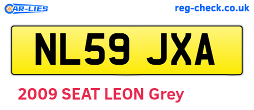NL59JXA are the vehicle registration plates.