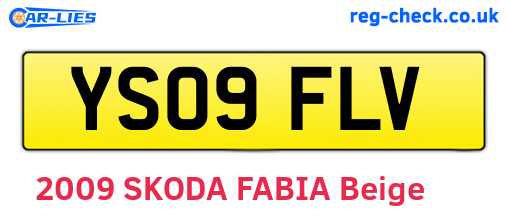 YS09FLV are the vehicle registration plates.