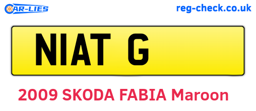 N1ATG are the vehicle registration plates.