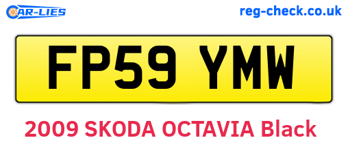 FP59YMW are the vehicle registration plates.
