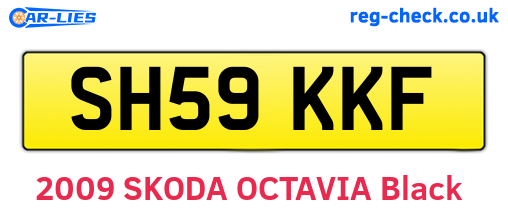 SH59KKF are the vehicle registration plates.