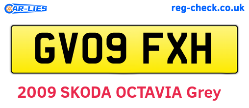 GV09FXH are the vehicle registration plates.