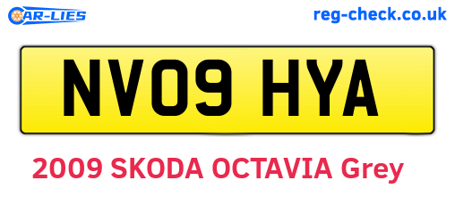 NV09HYA are the vehicle registration plates.