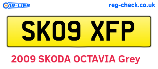SK09XFP are the vehicle registration plates.