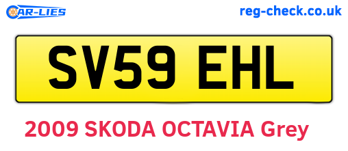 SV59EHL are the vehicle registration plates.