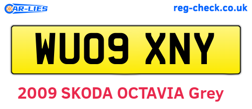 WU09XNY are the vehicle registration plates.